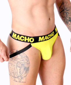 Alternative view of MACHO - MX25A JOCK LYCRA YELLOW S