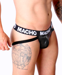 Alternative view of MACHO - MX25NC JOCK BLACK LEATHER  S