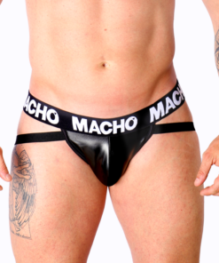 MACHO - MX25NC JOCK BLACK LEATHER  S