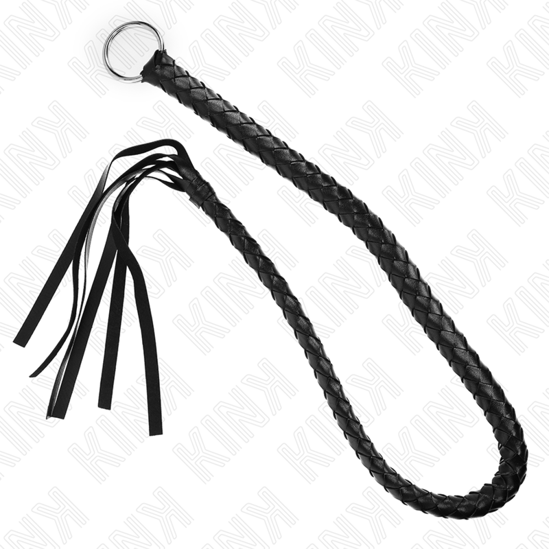 KINK - SNAKE WHIP WITH BLACK HAND RING 65 CM - Image 2