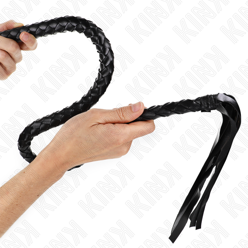 KINK - SNAKE WHIP WITH BLACK HAND RING 65 CM - Image 3
