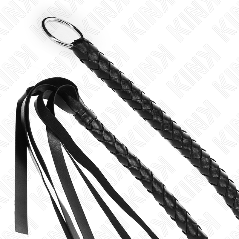 KINK - SNAKE WHIP WITH BLACK HAND RING 65 CM - Image 4