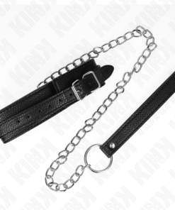 Alternative view of KINK - SNAKE PATTERN NECKLACE WITH LEASH 65 CM