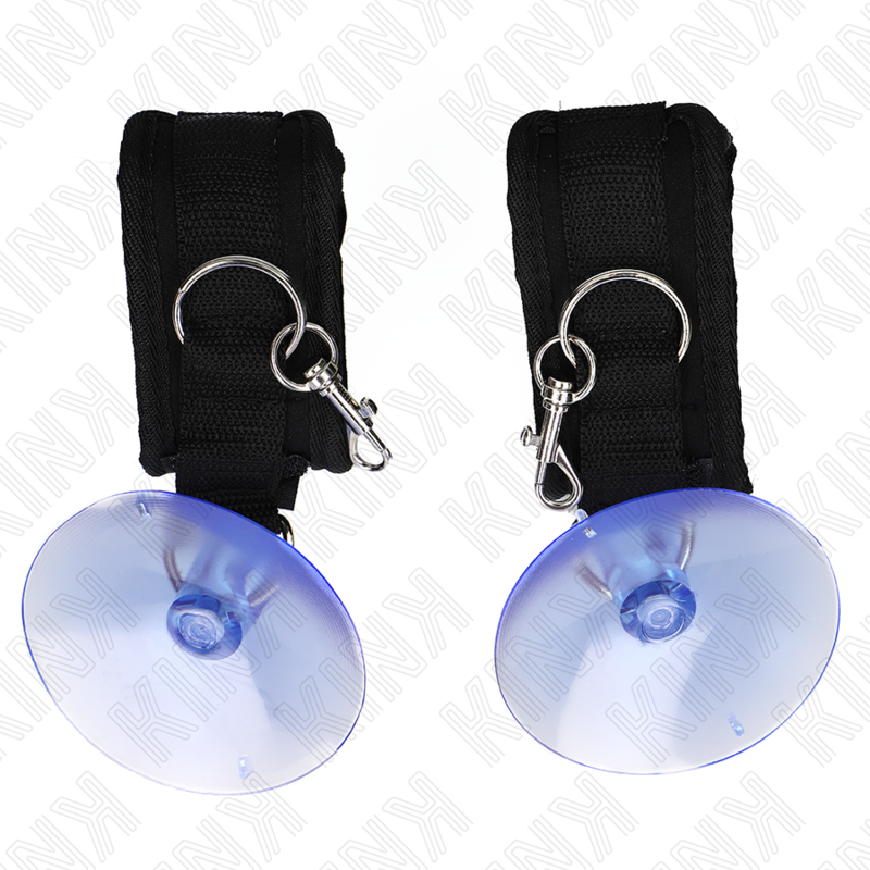 KINK - SUCTION CUP WRIST RESTRAINTS BLACK 29-40 CM X 5 CM - Image 3