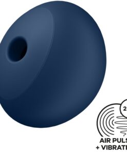 SATISFYER - AIR POWER 4 STIMULATOR  VIBRATOR 12 VIBRATIONS BLUE