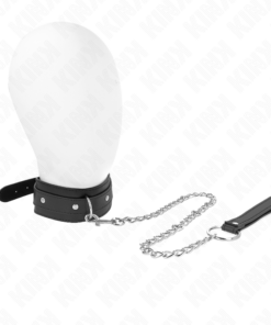 KINK - NECKLACE WITH LEASH 65 CM 1 RING ADJUSTABLE 38-49 CM X 5 CM