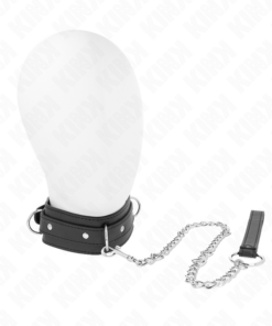 KINK - NECKLACE WITH LEASH 65 CM 3 RING MODEL 1 ADJUSTABLE 38-49 CM X 5 CM