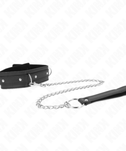 Alternative view of KINK - NECKLACE WITH LEASH 65 CM 3 RING MODEL 1 ADJUSTABLE 38-49 CM X 5 CM