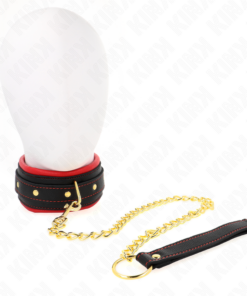 KINK - COLLAR WITH PLAIN FABRIC LEASH ADJUSTABLE 33-48 CM X 5.7 CM