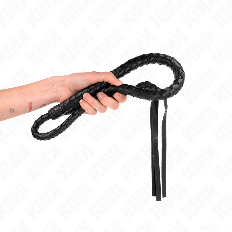 KINK - LONG WHIP WITH BEADS 110 CM - Image 3