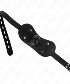 KINK - BALL GAG MOUTH MASK WITH LOCK ADJUSTABLE 42-60 CM