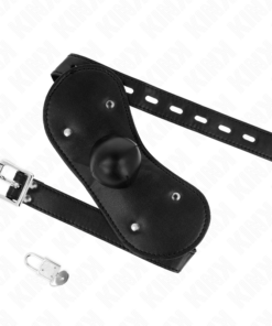 Alternative view of KINK - BALL GAG MOUTH MASK WITH LOCK ADJUSTABLE 42-60 CM