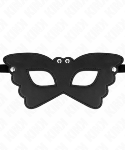 Alternative view of KINK - BUTTERFLY SHAPED LEATHERETTE MASK 20 x 9 CM