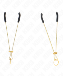 KINK - THIN NIPPLE CLAMPS GOLD 7 CM