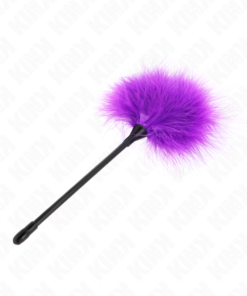 Alternative view of KINK - PURPLE TICKLE FEATHERS USED FOR THE BONDAGE KIT 27 CM