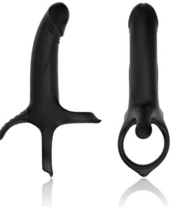 Alternative view of ARMONY - DILDO WITH RING  VIBRATOR BLACK