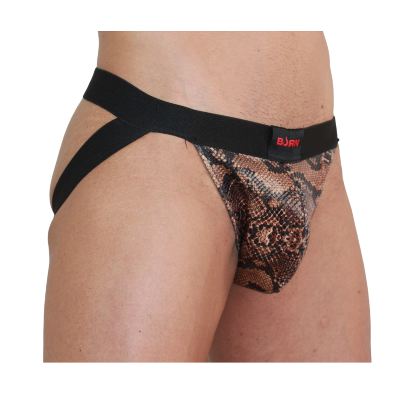 BURN - 002 JOCK SNAKE BLACK S - Image 2