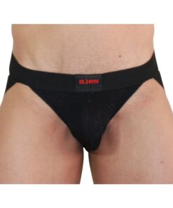 BURN - 003 JOCK SHINY BLACK S