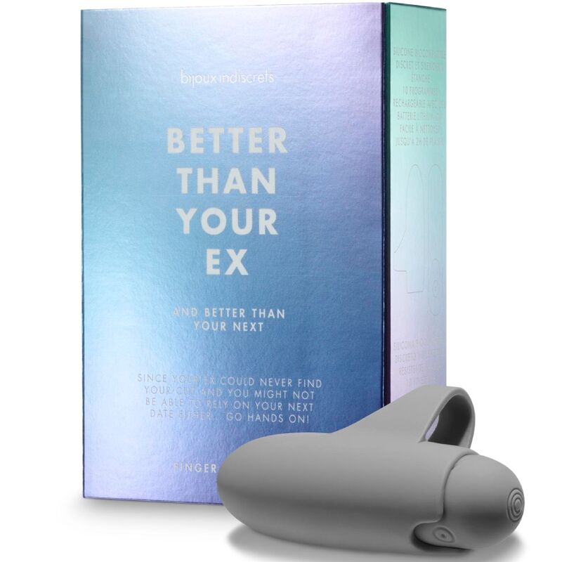 BIJOUX - BETTER THAN YOUR EX VIBRATOR BULLET 10 VIBRATIONS GREY - Image 2