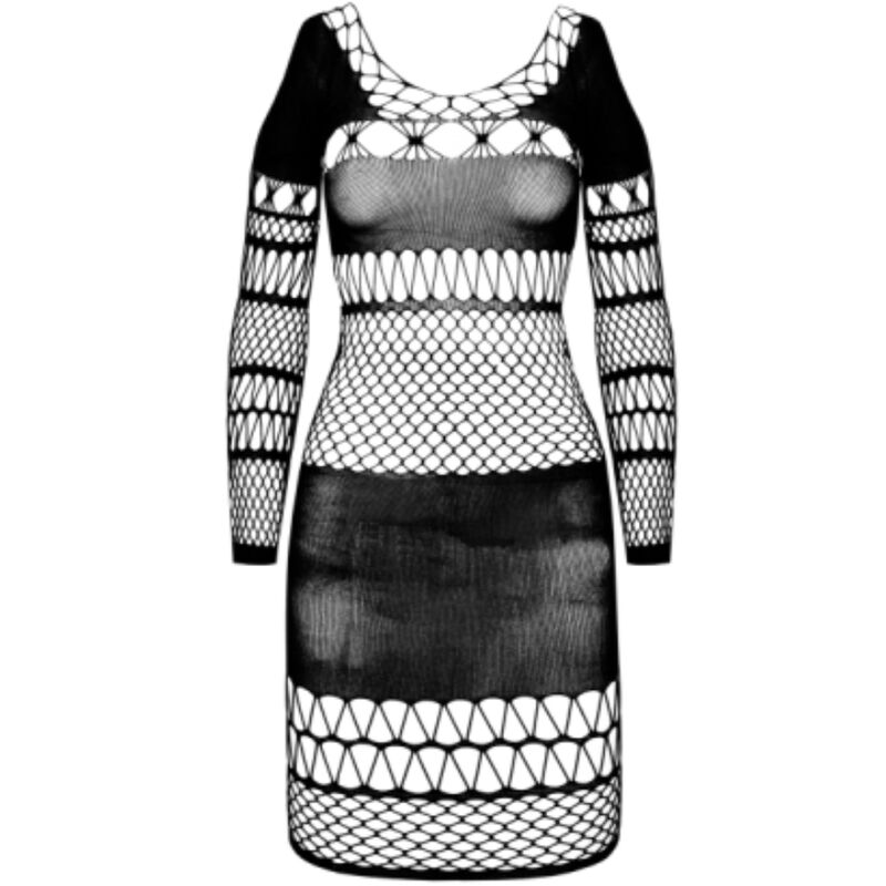 PASSION - BS 105 BODYSTOCKING BLACK ONE SIZE - Image 3