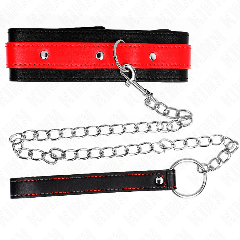 KINK - NECKLACE WITH RED STRAP 65 CM AJUSTABLE 36-43 CM X 5 CM - Image 5