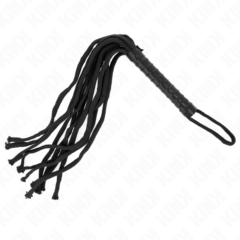 KINK - BLACK ROPE WHIP 56 CM - Image 2