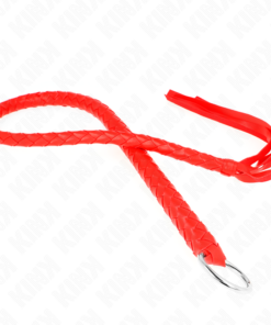 Alternative view of KINK - SNAKE WHIP WITH RED HAND RING 65 CM