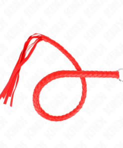 Alternative view of KINK - SNAKE WHIP WITH RED HAND RING 65 CM