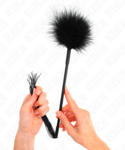 KINK - SILICONE WHIP WITH FEATHERS FOR TICKLE 47 CM