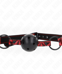 KINK - DIAMOND PATTERN BALL 4.5 CM GAG MODEL 2 64.5 CM ADJUSTABLE 42-60 CM