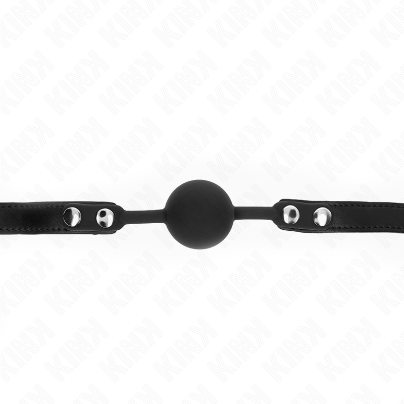 KINK - MODEL 1 SILICONE BALL 4 CM GAG WITH LOCK 60 x 2 CM - Image 5