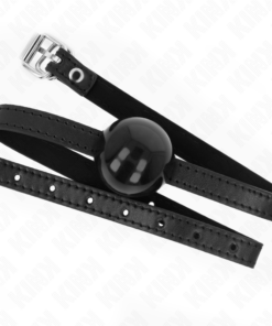 Alternative view of KINK - BLACK SINGLE SOLID BALL 4 CM GAG 65 x 1.5 CM