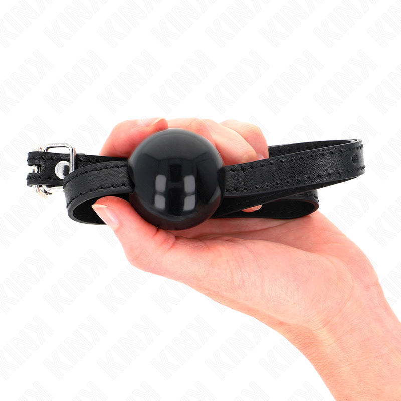 KINK - BLACK SINGLE SOLID BALL 4 CM GAG 65 x 1.5 CM - Image 4