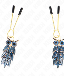 Alternative view of KINK - OWL PENDANT NIPPLE CLAMPS 6 CM