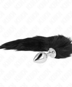 Alternative view of KINK - ANAL PLUG SIZE M 8 X 3.5 CM WITH SYNTHETIC TAIL 40 CM BLACK