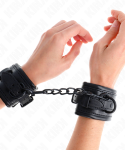 KINK - WRIST RESTRAINTS BLACK ADJUSTABLE 20-30 CM X 6 CM
