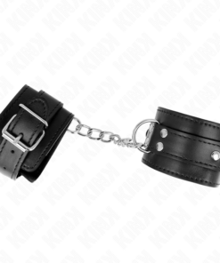 Alternative view of KINK - 3 D-RING WRIST RESTRAINTS ADJUSTABLE BLACK 17.5-25 CM X 6 CM