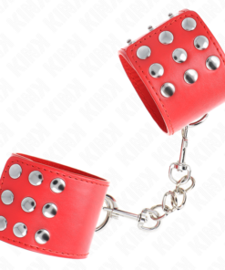 Alternative view of KINK - WRIST RESTRAINTS WITH SNAP FASTEN RED ADJUSTABLE 19-24 CM X 5.5 CM