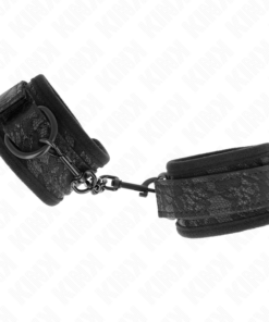 Alternative view of KINK - DARK LACE COVERED WRIST CUFFS NEOPRENE ADJUSTABLE BLACK 20-29 CM X 5 CM