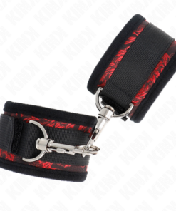 Alternative view of KINK - SCANDAL WRIST RESTRAINTS RED-BLACK