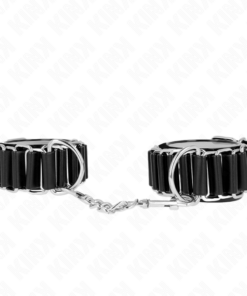 KINK - HINGE-LIKE THIN WRIST RESTRAINTS BLACK ADJUSTRABLE 16-22 CM X 3.5 CM