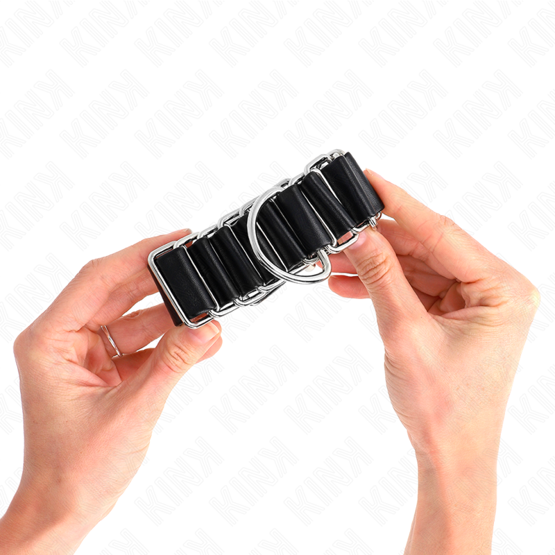 KINK - HINGE-LIKE THIN WRIST RESTRAINTS BLACK ADJUSTRABLE 16-22 CM X 3.5 CM - Image 4