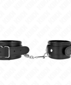 Alternative view of KINK - THIN WRIST RESTRAINTS BLACK ADJUSTABLE 21-33 CM