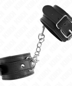 Alternative view of KINK - THIN WRIST RESTRAINTS BLACK ADJUSTABLE 21-33 CM