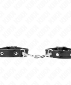 KINK - MINI BLACK WRISTBANDS WITH STUDS ADJUSTABLE 16-22 CM X 2 CM