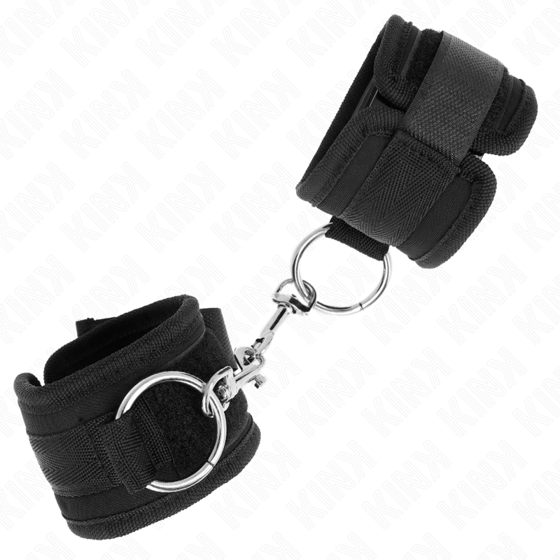 KINK - WRIST RESTRAINTS BLACK ADJUSTABLE 18-35 CM X 6 CM - Image 3