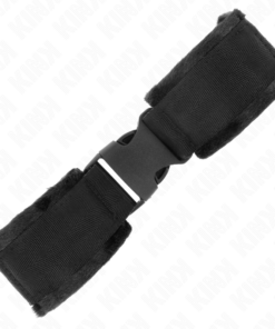 Alternative view of KINK - NYLON BIND HOOKLOOP WRIST RESTRAINTS RED-BLACK MODEL 1 AJDUSTABLE 25-35 CM X 6 CM