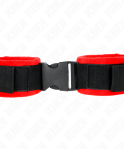 Alternative view of KINK - NYLON BIND HOOKLOOP WRIST RESTRAINTS BLACK MODEL 1 AJDUSTABLE 25-35 CM X 6 CM