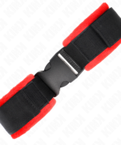 Alternative view of KINK - NYLON BIND HOOKLOOP WRIST RESTRAINTS BLACK MODEL 1 AJDUSTABLE 25-35 CM X 6 CM