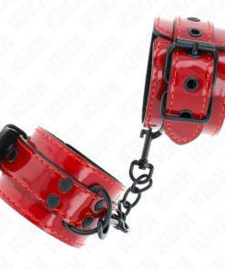 Alternative view of KINK - DARK RED WRIST CUFFS 23 X 5 CM
